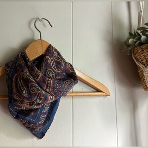 100% Silk Vintage Square Scarf